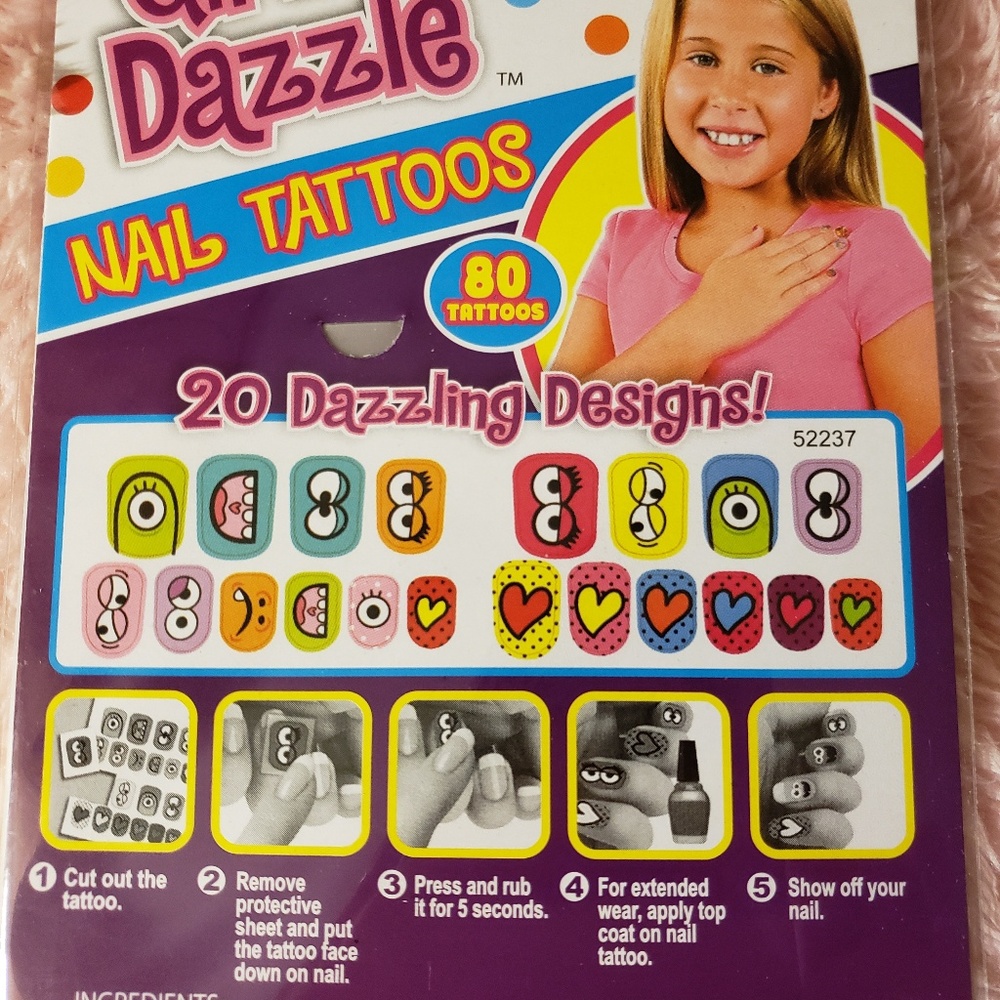 Nail tattoo stickers